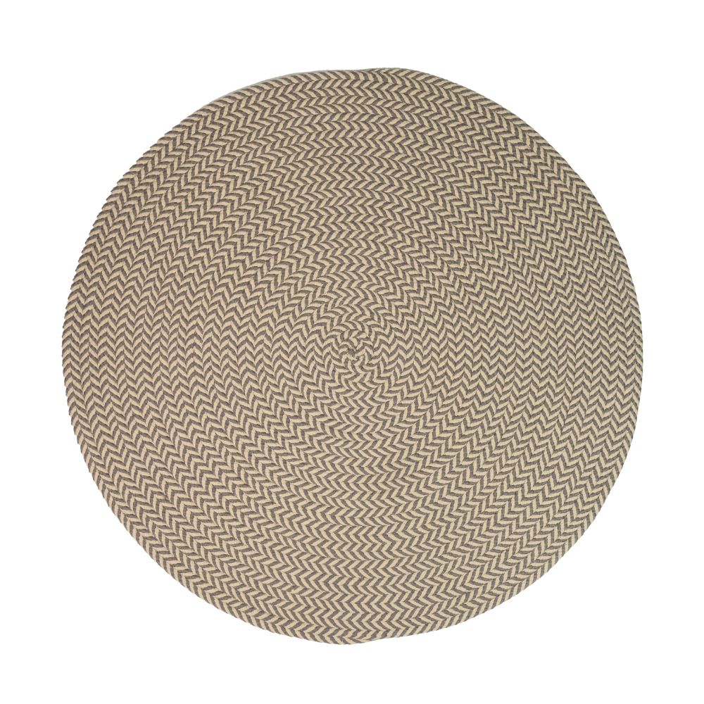 Colonial Mills IB09 Ibiza Woven Chevron Doormats - Stone 30” x 30” 